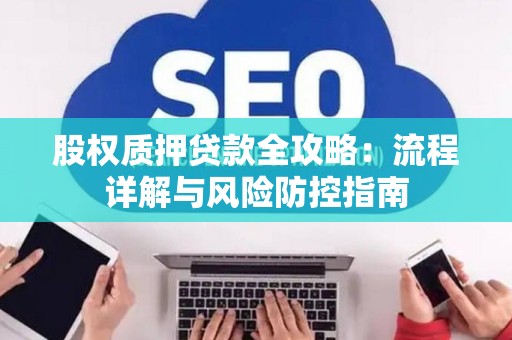 股权质押贷款全攻略：流程详解与风险防控指南